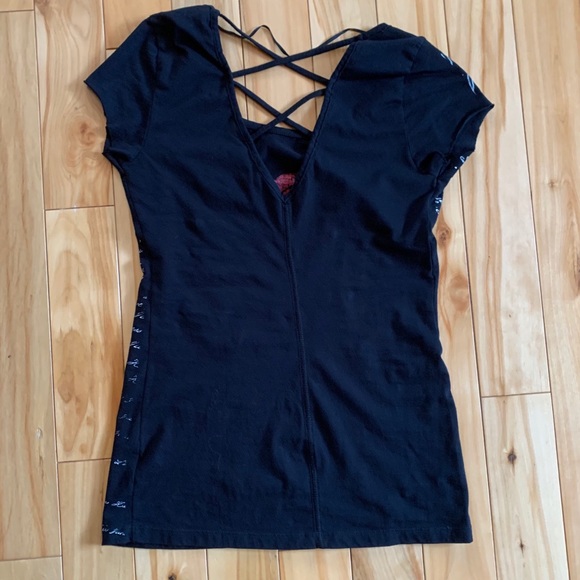 2/$15 Guess Laced Open-back Tee - Picture 8 of 9